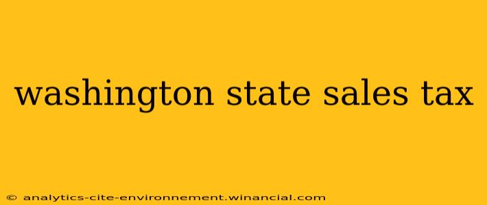 washington state sales tax